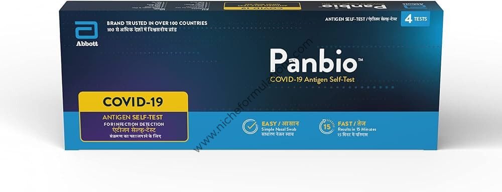 Abbott Panbio Covid 19 Antigen Self Test Kit - Niche Formulations