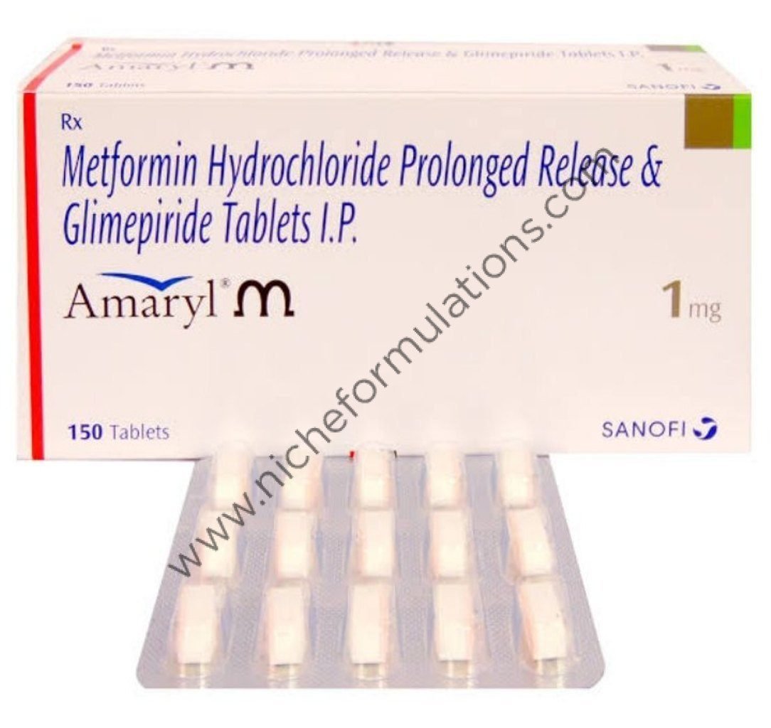 Amaryl M 1mg Tablet PR