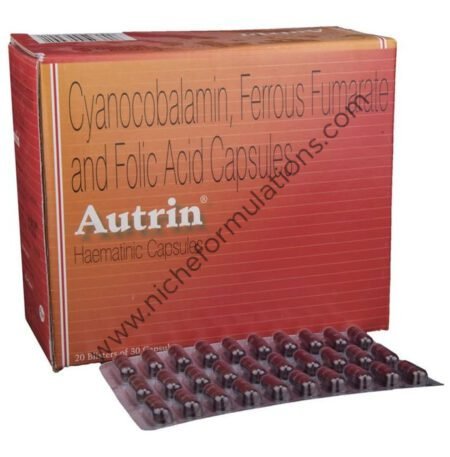 Autrin Hematinic Capsule with Cyanocobalamin Iron & Folic Acid