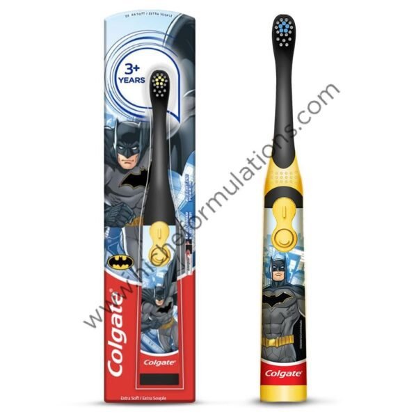 Colgate Kids Batman Battery Powered Electric Toothbrush Age 1 1 - Niche Formulations