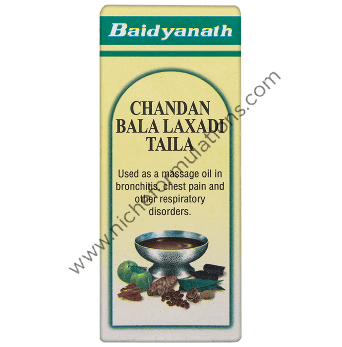 Baidyanath (Noida) Chandan Bala Laxadi Taila - Niche Formulations