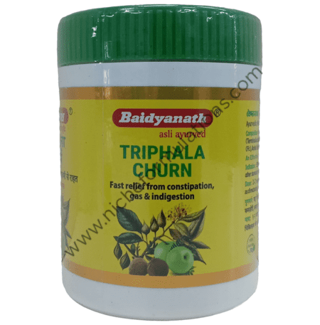 Baidyanath Triphala Churn | Eases Constipation, Acidity & Gas