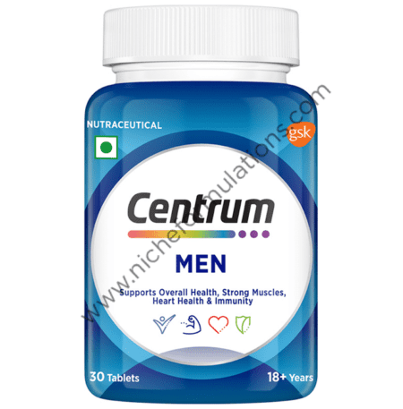 Centrum Men Vegetarian Tablets for Muscles, Heart, & Immunity | World's No.1 Multivitamin | Nutrition Formula