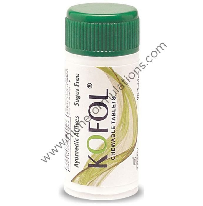 Charak Ayurvedic Actives Kofol Chewable Tablet - Niche Formulations