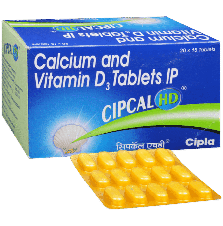 Cipcal HD Tablet For Osteoporosis
