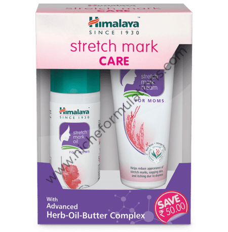 Himalaya Stretch Mark Care (Stretch Mark Oil 100ml & Stretch Mark Cream 100ml)
