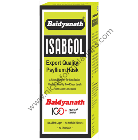 Baidyanath Vansaar Isabgol Psyllium Husk Powder | For Immunity & Constipation Relief