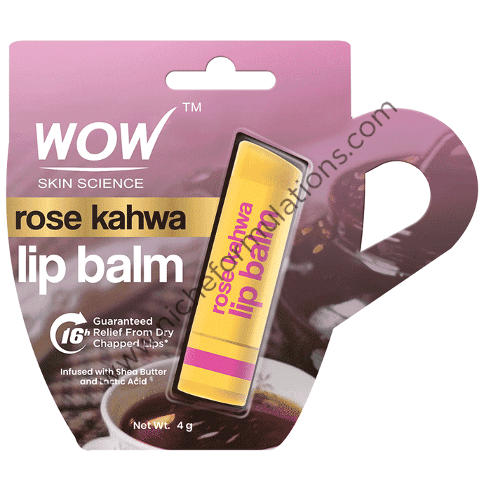 Science Rose WOW Life Science Rose Kahwa Lip Balm - Niche Formulations