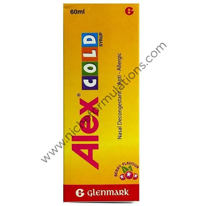 Alex Cold Syrup Berry - Niche Formulations