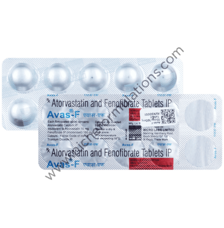 Avas F 10mg/160mg Tablet