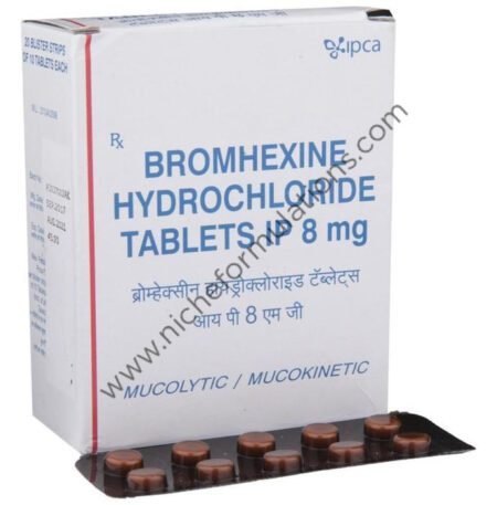 Bromhexine Hydrochloride 8mg Tablet