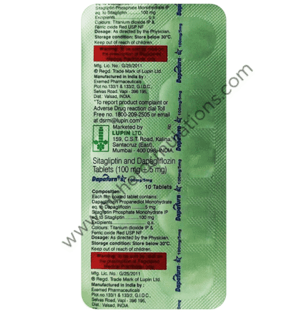 Dapaturn-S 5mg/100mg Tablet