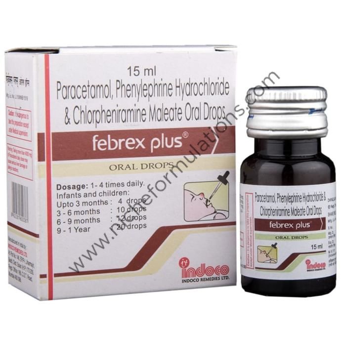Febrex Api Febrex Plus Oral Drops - Niche Formulations