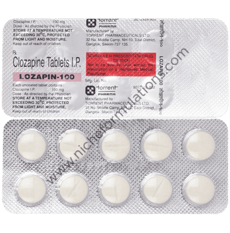 Lozapin 100mg Tablet