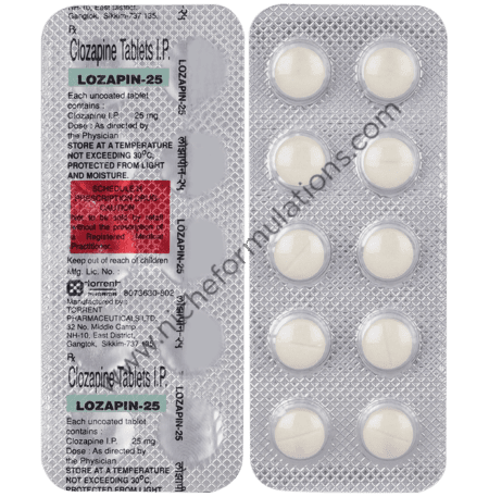 Lozapin 25mg Tablet