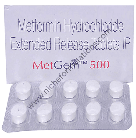 Metgem 500 Tablet ER