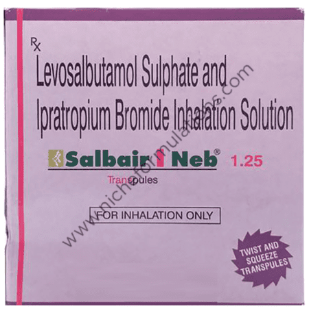 Salbair I Neb 1.25 Transpules 2.5ml