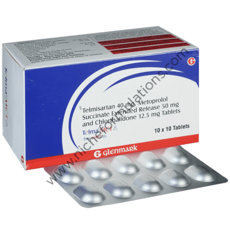 Telma-MCT 50/12.5 Tablet ER