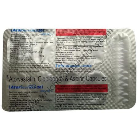 Atorsave Gold 20 Capsule