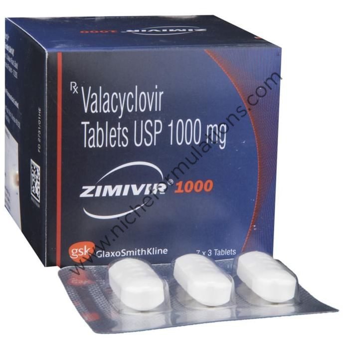 Zimivir 1000 Tablet - Niche Formulations