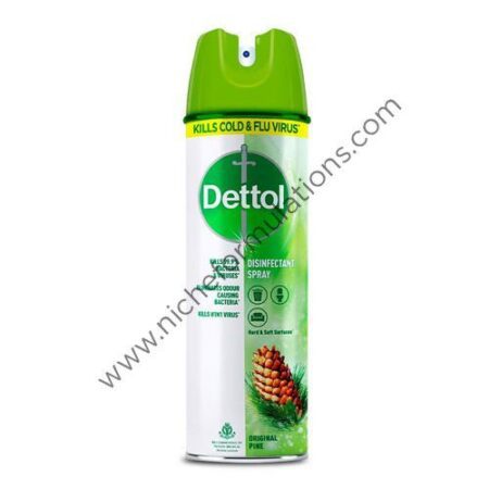 Dettol Original Pine Disinfectant Spray Sanitizer for Germ Protection on Hard & Soft Surfaces
