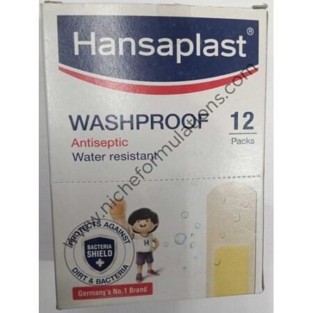 Hansaplast Washproof Antiseptic Water Resistant Band Aid, First Aid