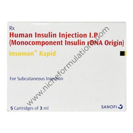 Insuman 100IU Solution for Injection