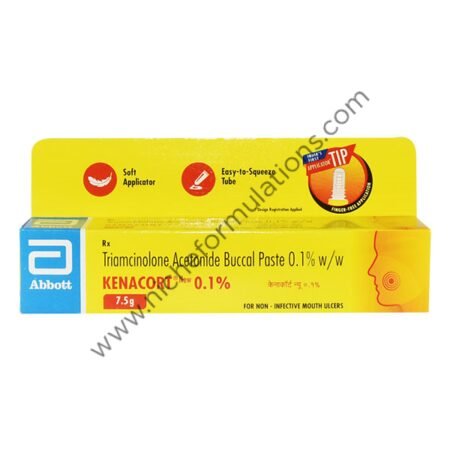 Kenacort New 0.1% Buccal Paste