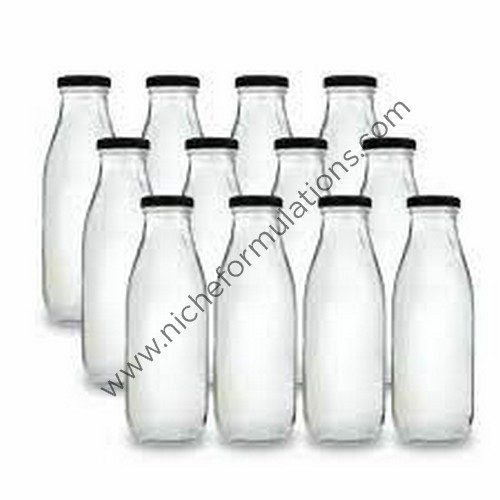 Milky Bottle With Cap