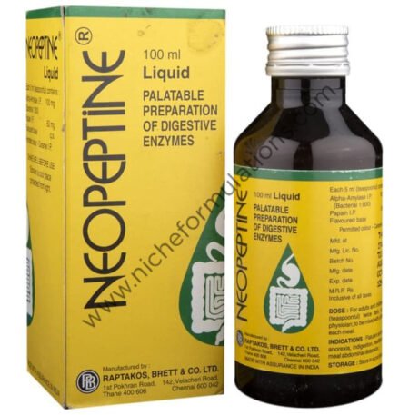 Neopeptine Liquid | Palatable Preparation of Digestive Enzymes