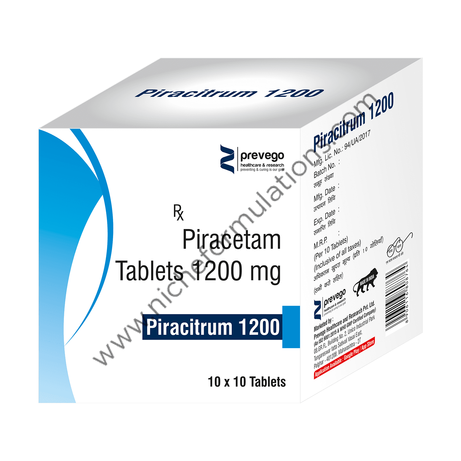 Piracitrum 1200 Tablet