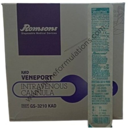 Romsons Veneport Intravenous Cannula GS-3210 KAD