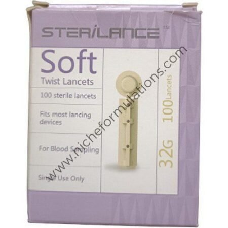 Sterilance 32G Soft Twist Lancets