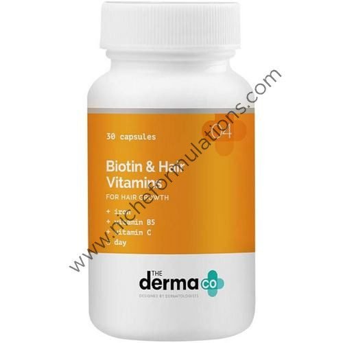 The Derma Co Biotin & Hair Vitamins Capsule