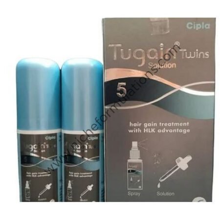 Tugain Twins 5 Solution (60ml Each)