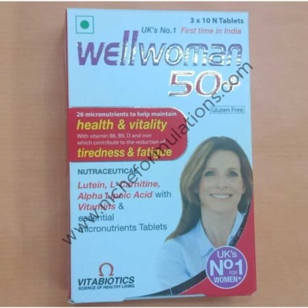 Wellwoman 50+ Multivitamins Health Supplement for Women