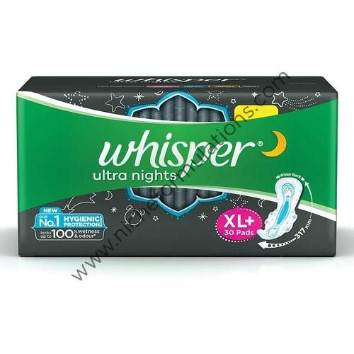 Whisper Bindazzz Nights Pads XL+