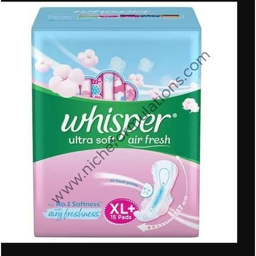 Whisper Ultra Soft Sanitary Pads XL+