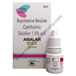 Analar Gold 1.5% Eye Drop