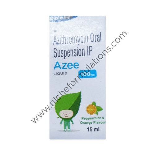 Azee 100mg Liquid Peppermint & Orange