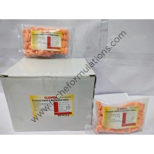 Bulk Clomol Diclofenac Sodium & Paracetamol Tablets Bulk Clomol Diclofenac Sodium & Paracetamol Tablets