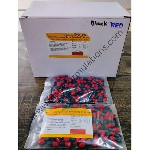 Bulk Doxycycline Hydrochloride Capsules 100mg (BlackRed) Bulk Doxycycline Hydrochloride Capsules 100mg (BlackRed)