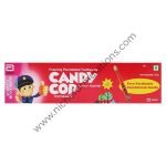 Candy Cop Foaming Fluoridated Toothpaste Bubblegum with Paediatric Toothbrush Inside Free