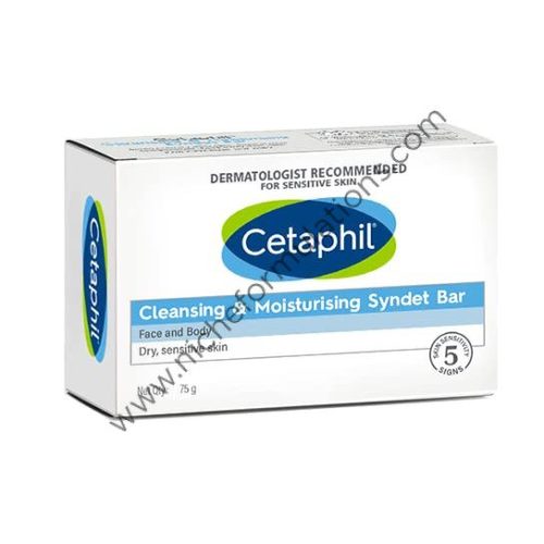 Cetaphil Cleansing & Moisturising Syndet Bar 75gm