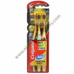 Colgate 360° Charcoal Gold Toothbrush (Buy 2 Get 1 Free)