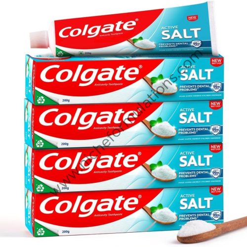 Colgate Active Salt Anticavity Toothpaste (200gm Each) Buy 3