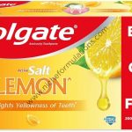 Colgate Active Salt Lemon Anticavity Toothpaste (200gm Each)