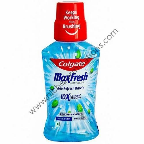 Colgate MaxFresh Plax Mouth Wash Peppermint