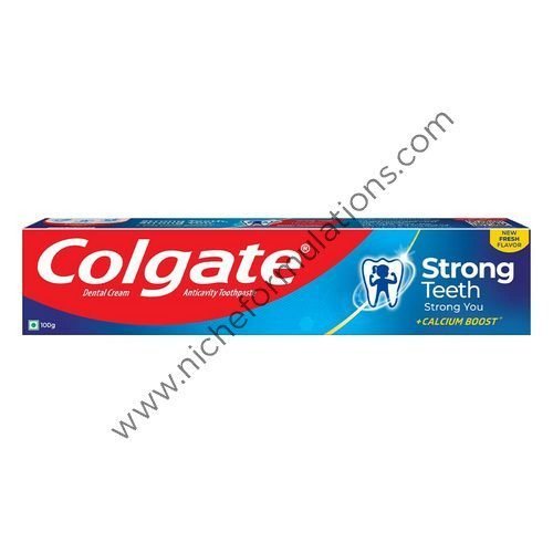 Colgate Strong Teeth Toothpaste Amino Shakti with 2 Swarna Vedshakti Sachet Free
