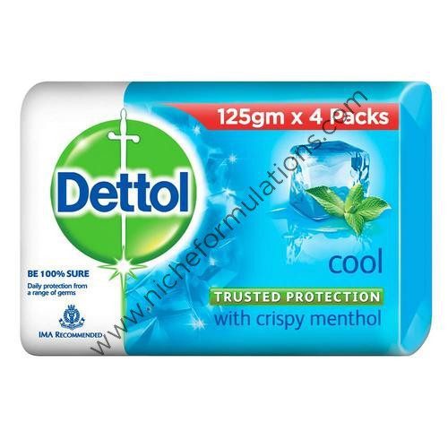 Dettol Cool Bathing Soap Bar (125gm Each)